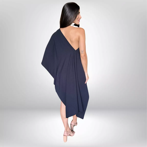 Blusa Bata Multiforma Boho Com Cropped Assimetrica