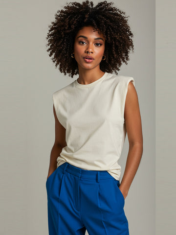 Camisa Regata Muscle-Tee com Ombreiras