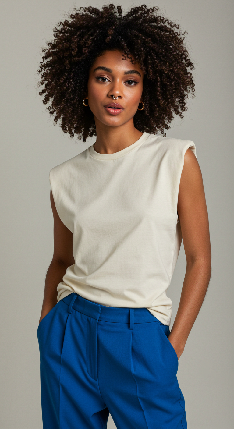 Camisa Regata Muscle-Tee com Ombreiras