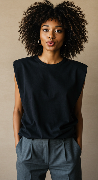 Camisa Regata Muscle-Tee com Ombreiras