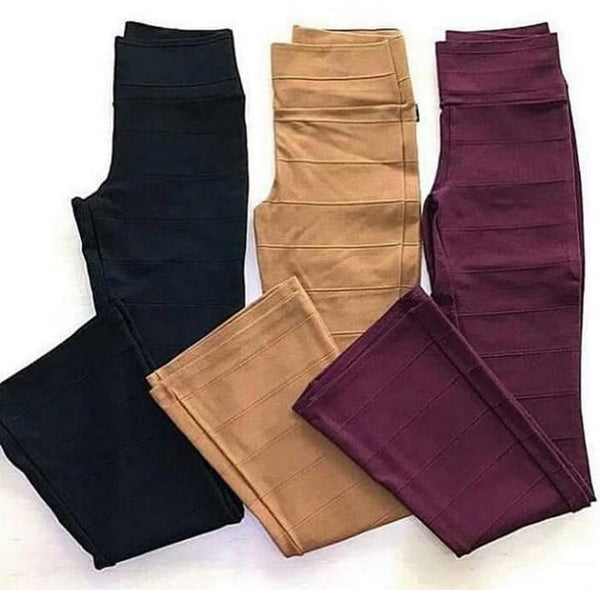 Calça Bandagem flare Amsterdã