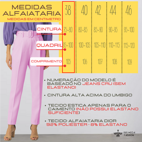 2 Calças Alfaiataria Berlim TAMANHO 38