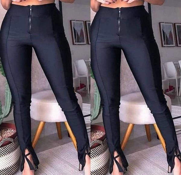 Calça Legging modelo Prada em Cirré