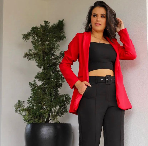 Max Blazer Alongado Alfaiataria